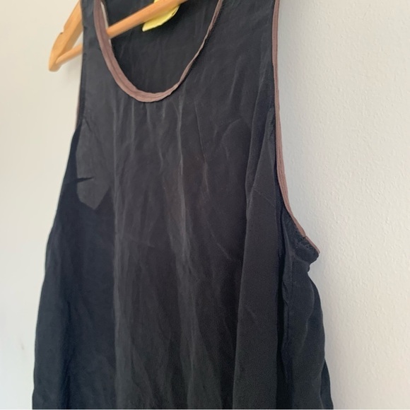 ANTHROPOLOGIE Maeve 100% Silk Tank Top Light Weight Neutral Tone Size 2 - Picture 7 of 10